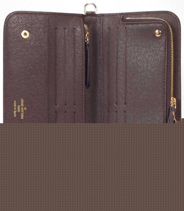 1:1 Copy Louis Vuitton Damier Ebene Canvas Insolite Wallet N66567 Replica